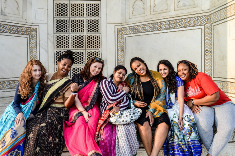 students studying in India